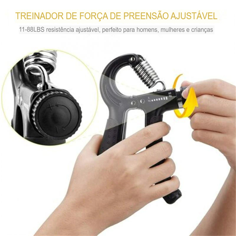 Hand Grip 5 A 60kg Treinar Músculos Fortes Handgrip Mola